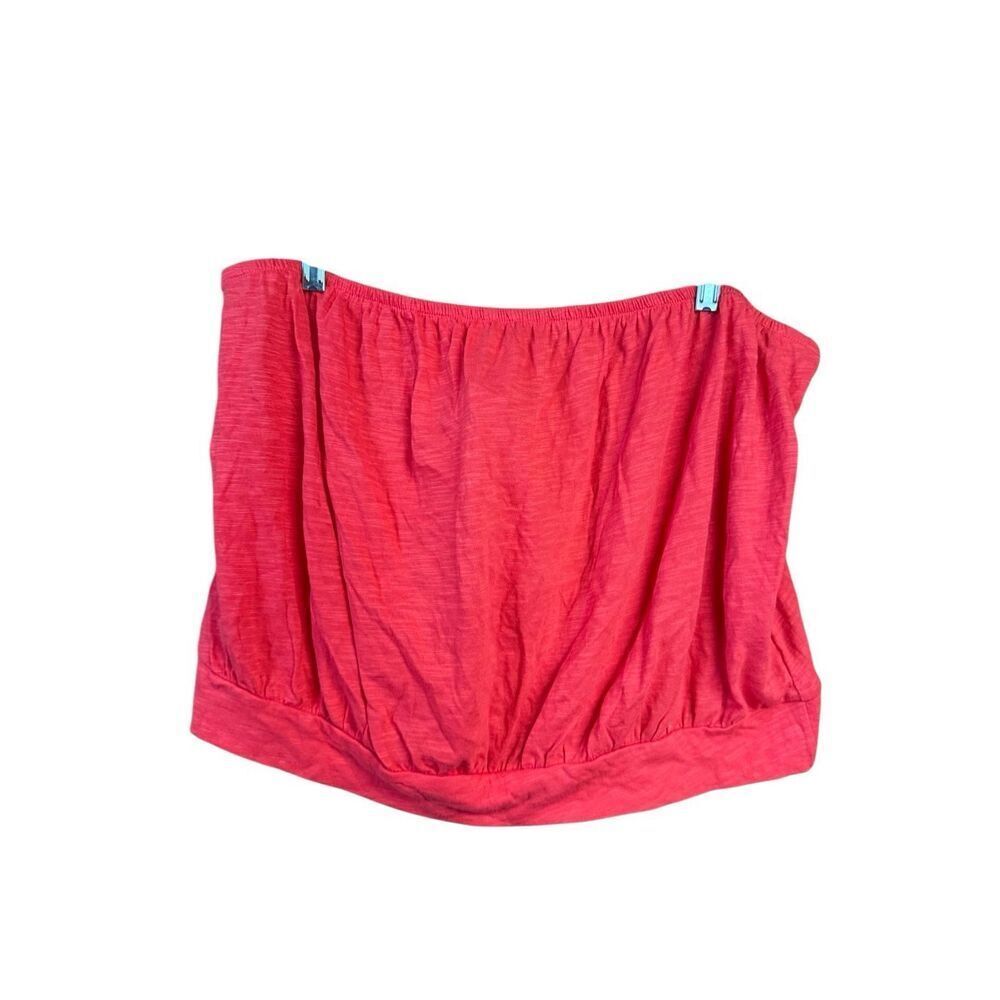 Express coral tube top Sz XL NWT